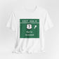 Vintage Merritt Parkway Exit 40 A-B Sign Unisex Jersey Short Sleeve T-Shirt