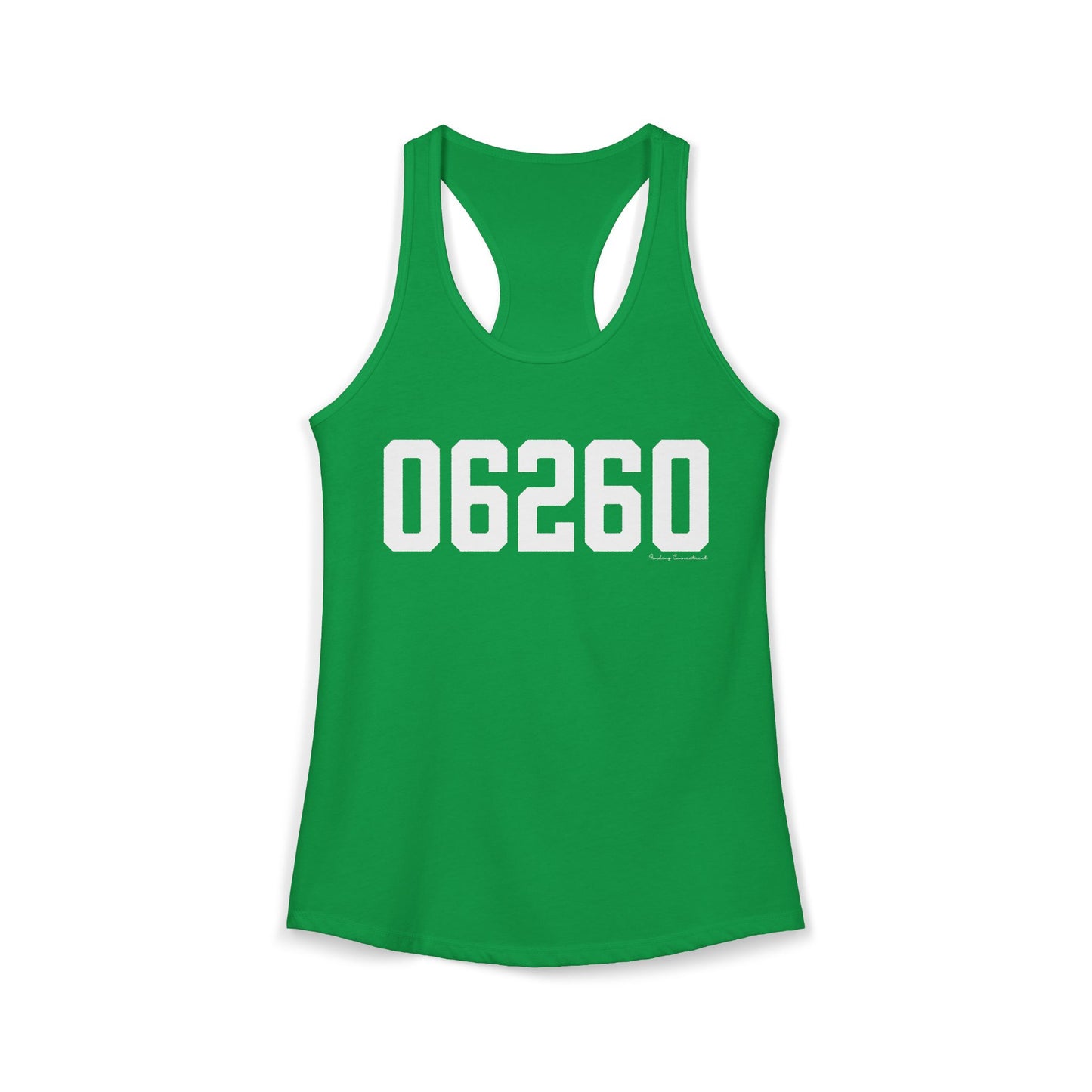 06260 Putnam CT Zip Code Women's Ideal Racerback Tank Top