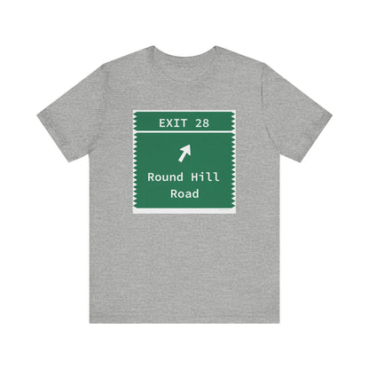 Vintage Merritt Parkway Exit 28 Sign Unisex Jersey Short Sleeve T-Shirt