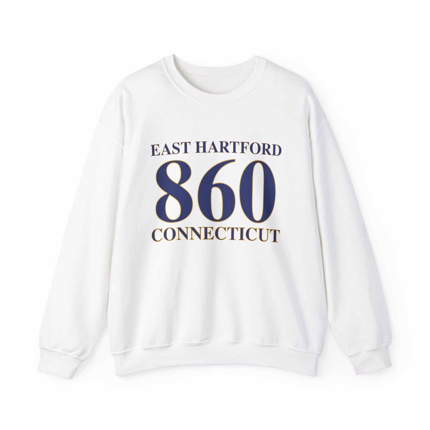 East Hartford 860 Connecticut Unisex Heavy Blend™ Crewneck Sweatshirt