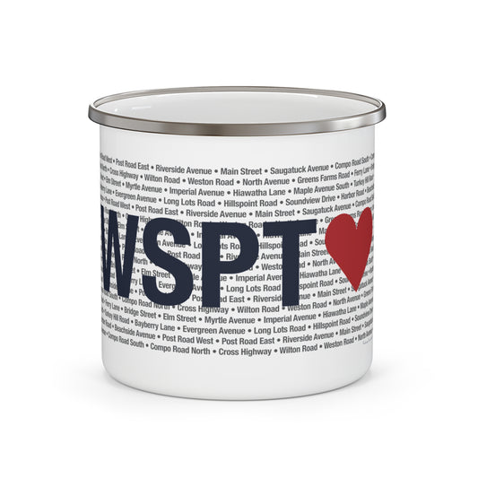 Westport Love Enamel Camping Mug