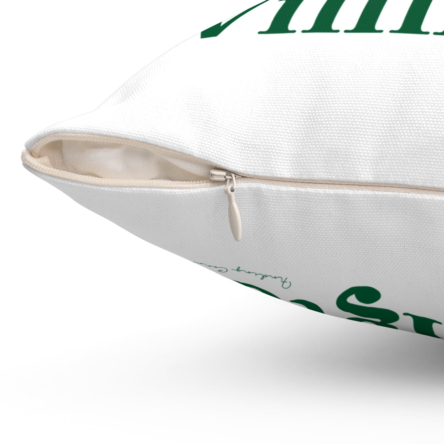 I Clover Willington Spun Polyester Square Pillow