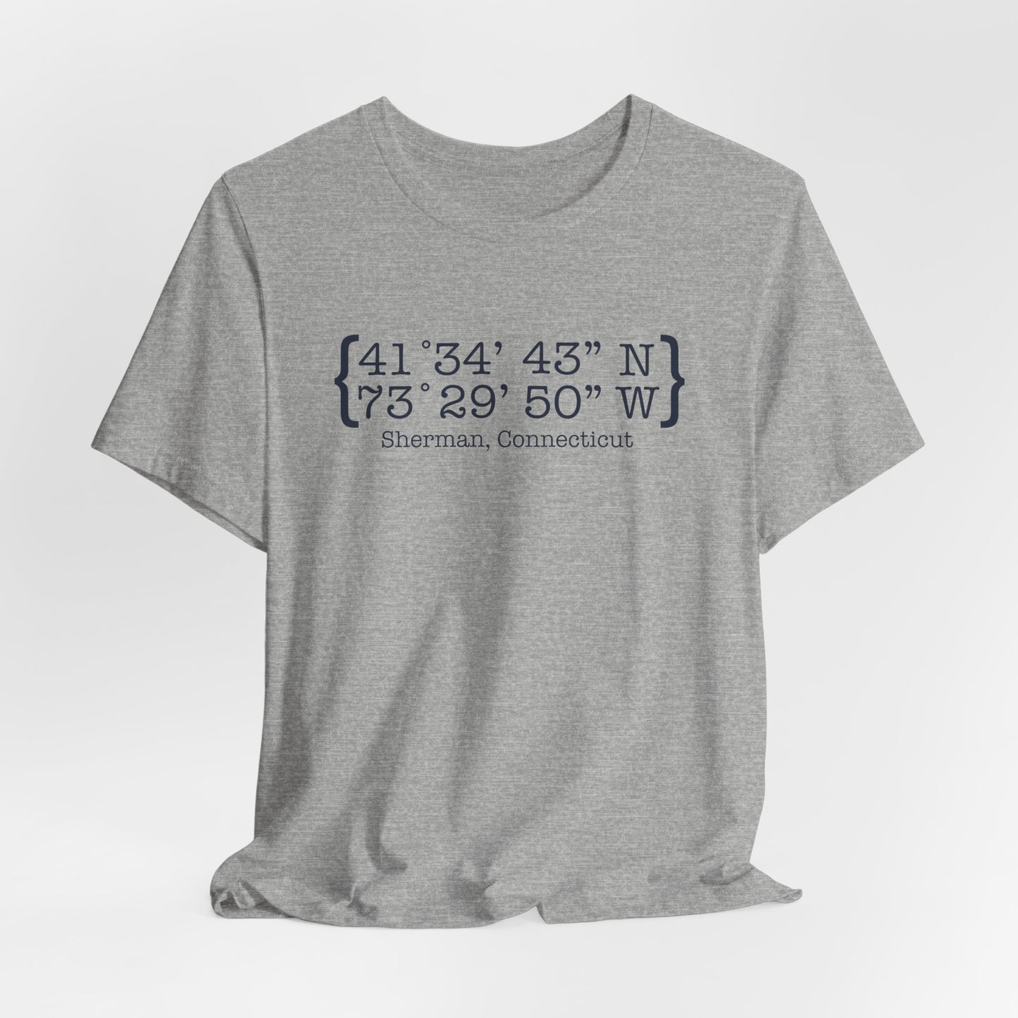 Sherman Coordinates Unisex Jersey Short Sleeve T-Shirt