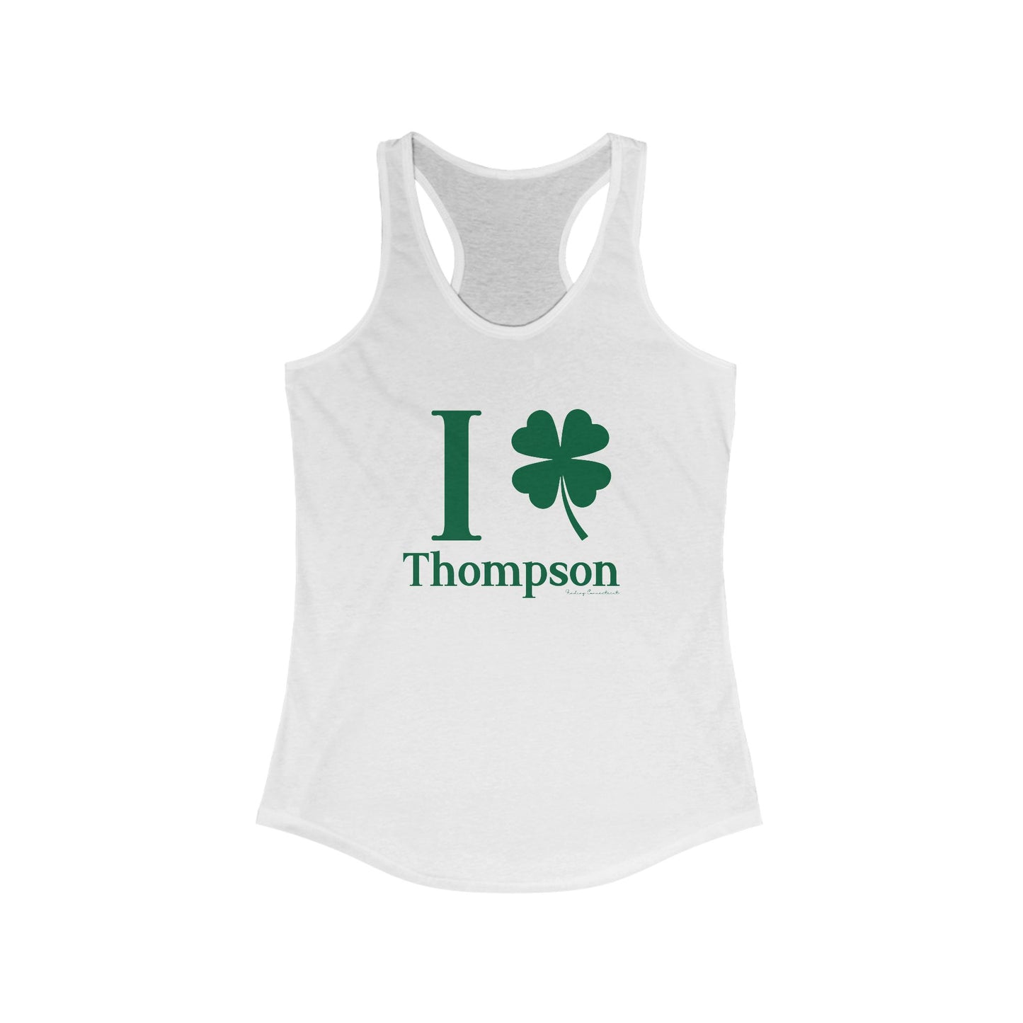 I Clover Thompson Women's Ideal Racerback Tank Top