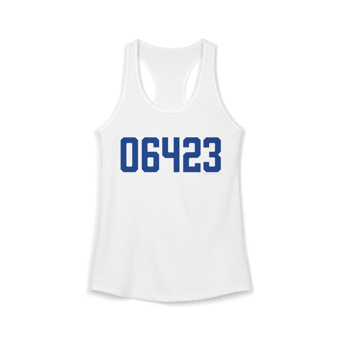 06423 East Haddam Connecticut Zip Code Women's Ideal Racerback Tank Top