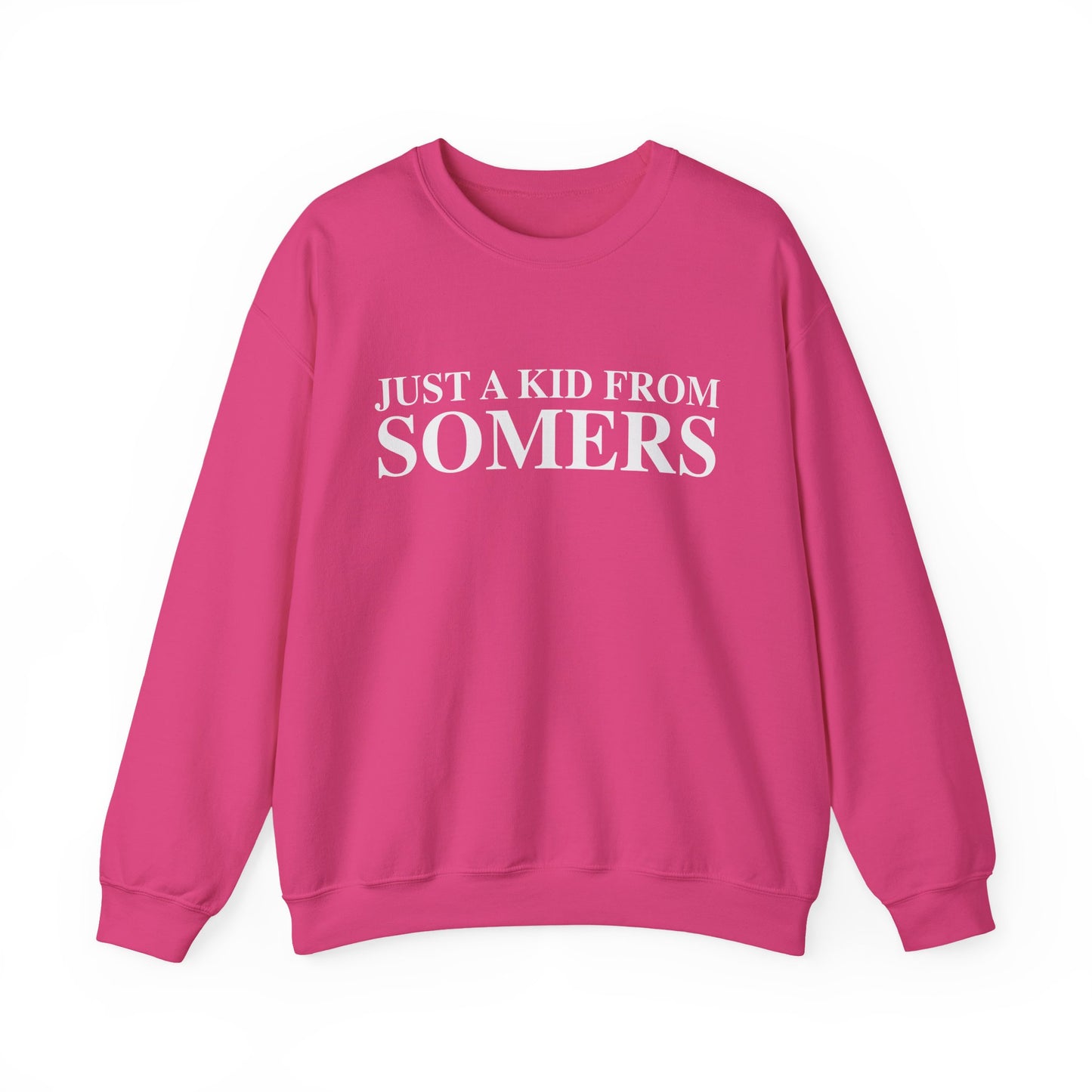 Just a kid from Somers Unisex Heavy Blend™ Crewneck Sweatshirt