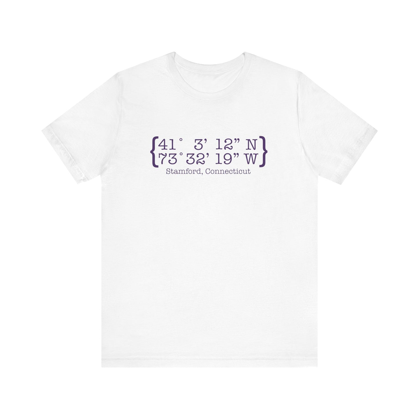 Stamford Coordinates - White Unisex Jersey Short Sleeve T-Shirt