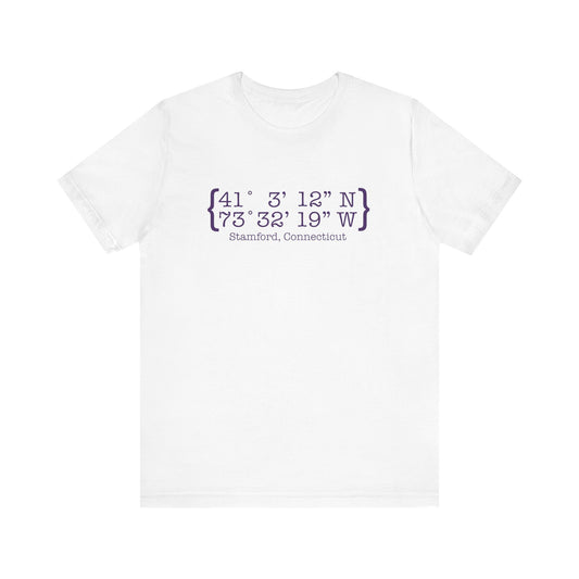 Stamford Coordinates - White Unisex Jersey Short Sleeve T-Shirt