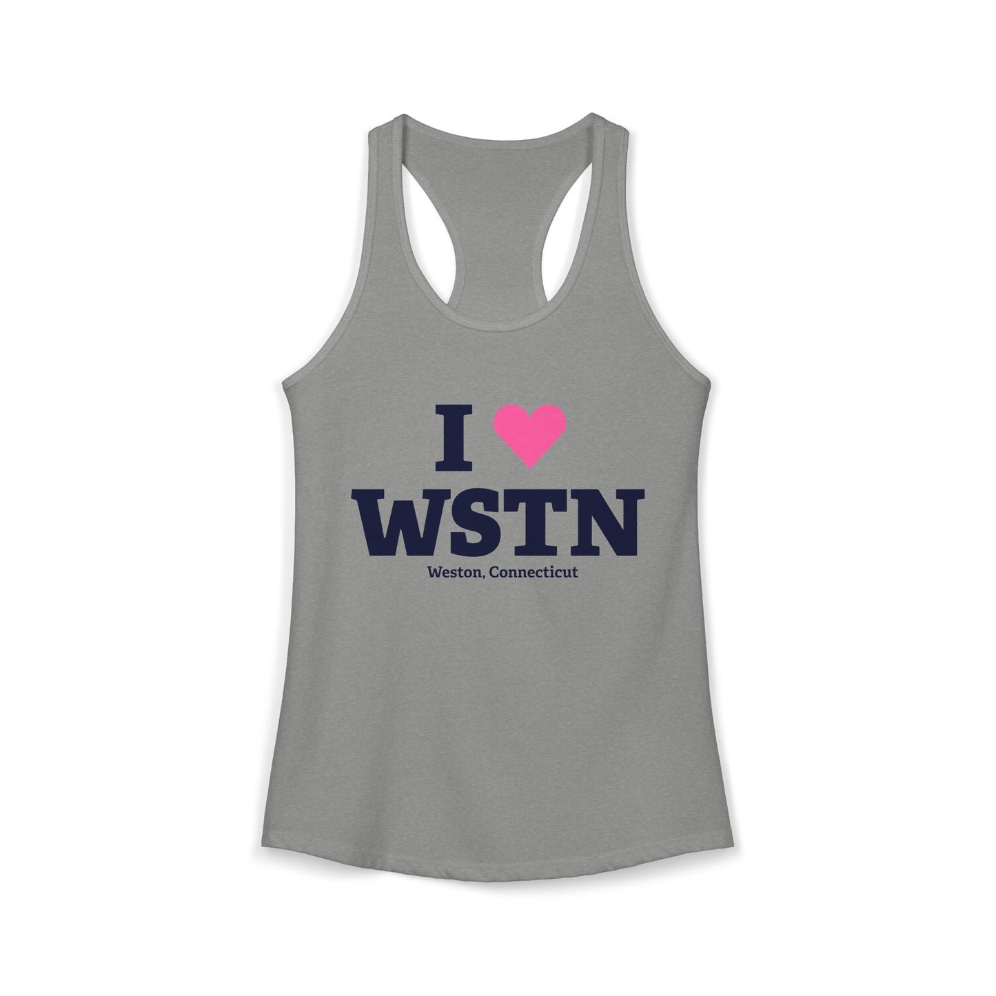 I Heart WSTN Women's Ideal Racerback Tank Top