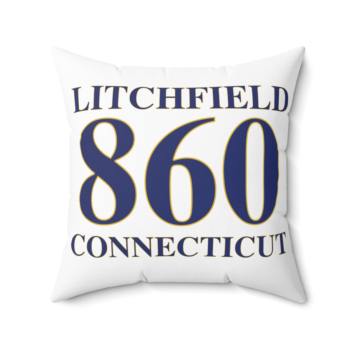 Litchfield 860 Connecticut Polyester Square Pillow