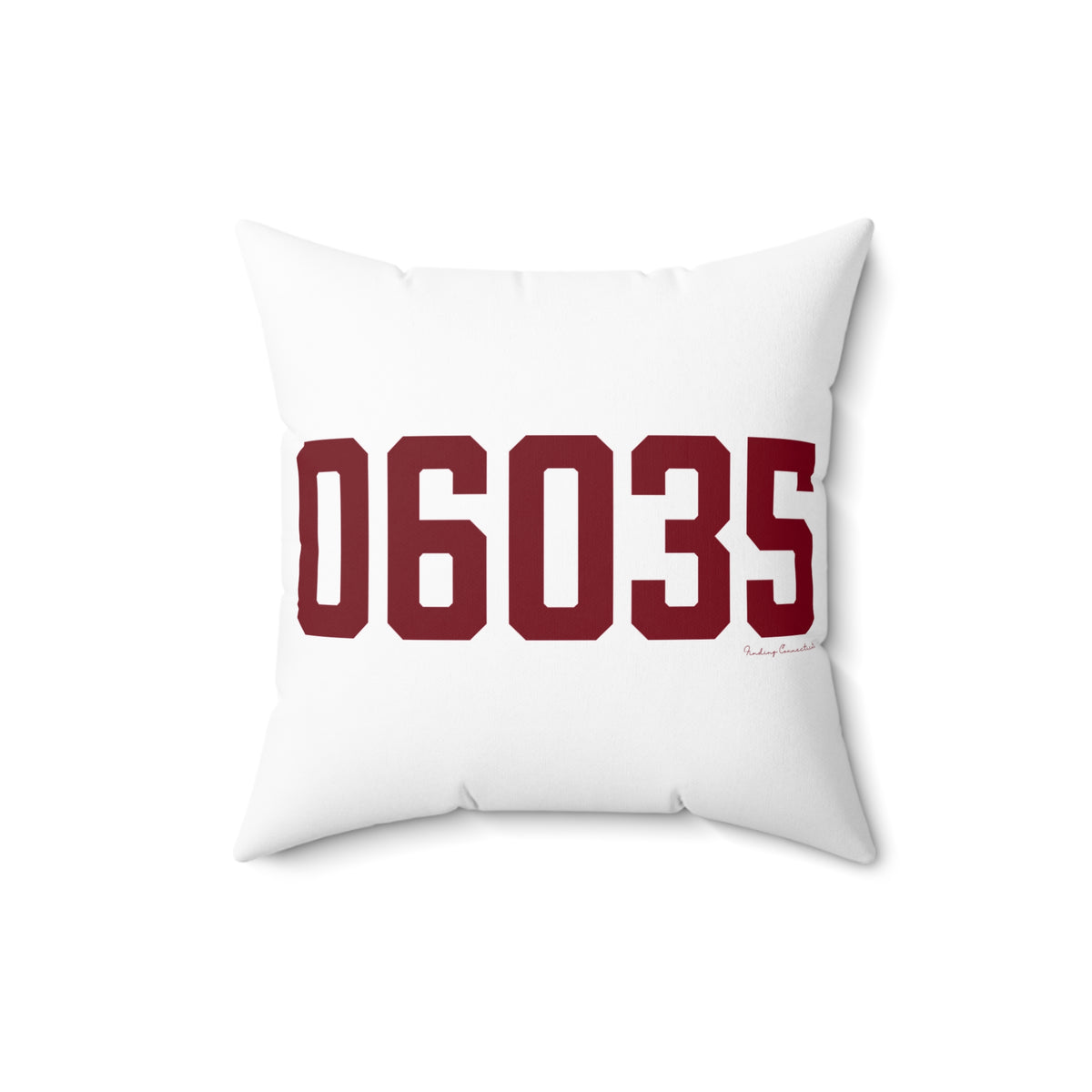 06035 Granby Connecticut Zip Code Polyester Square Pillow