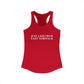 Just a kid from East Norwalk Women's Ideal Racerback Tank Top