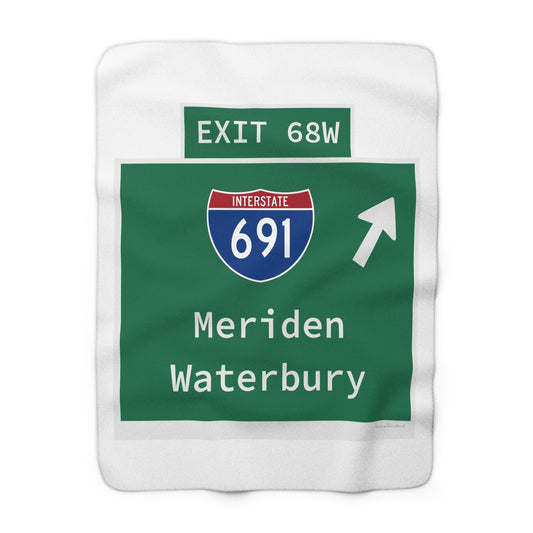 Vintage WCP Exit 68W Sherpa Fleece Blanket