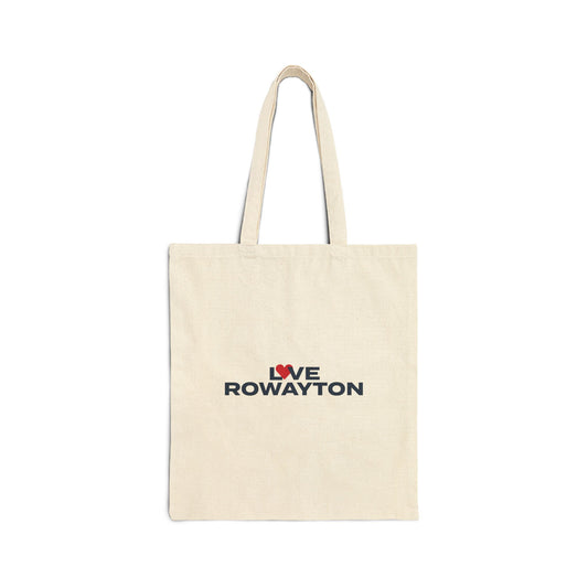 Love Rowayton Cotton Canvas Tote Bag