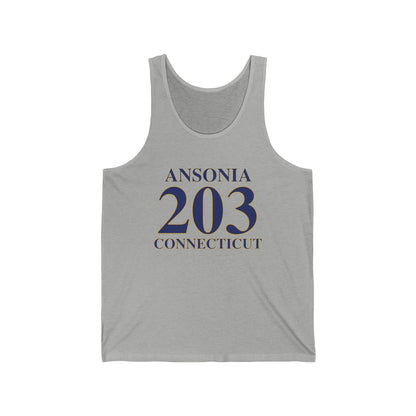 Ansonia 203 Connecticut Unisex Jersey Tank Top