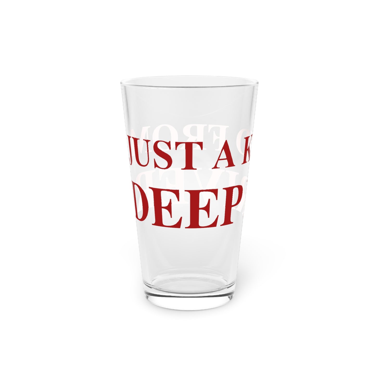 Just a kid from Deep River Pint Glass, 16oz