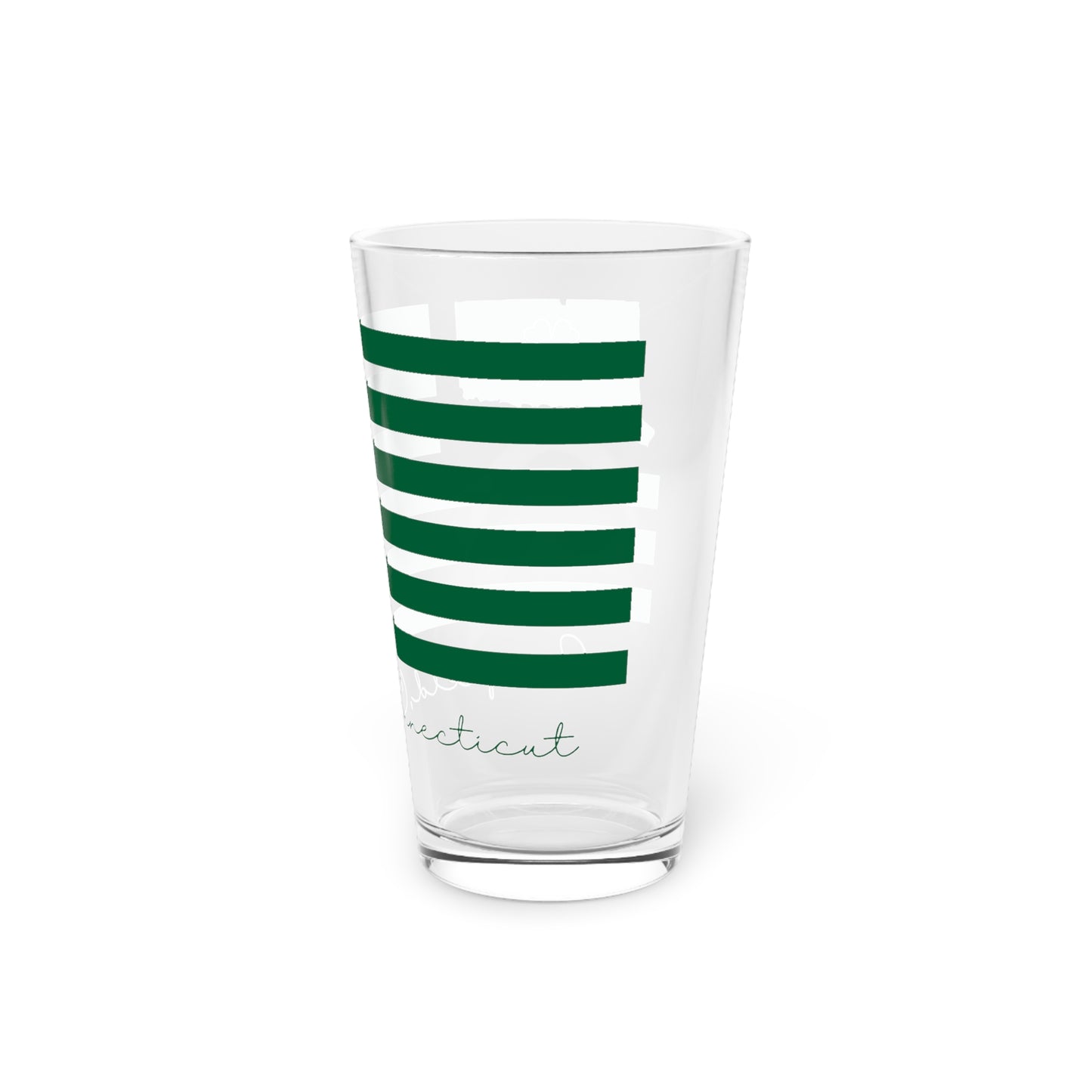 Fairfield Connecticut St Patrick’s Day FlagPint Glass, 16oz