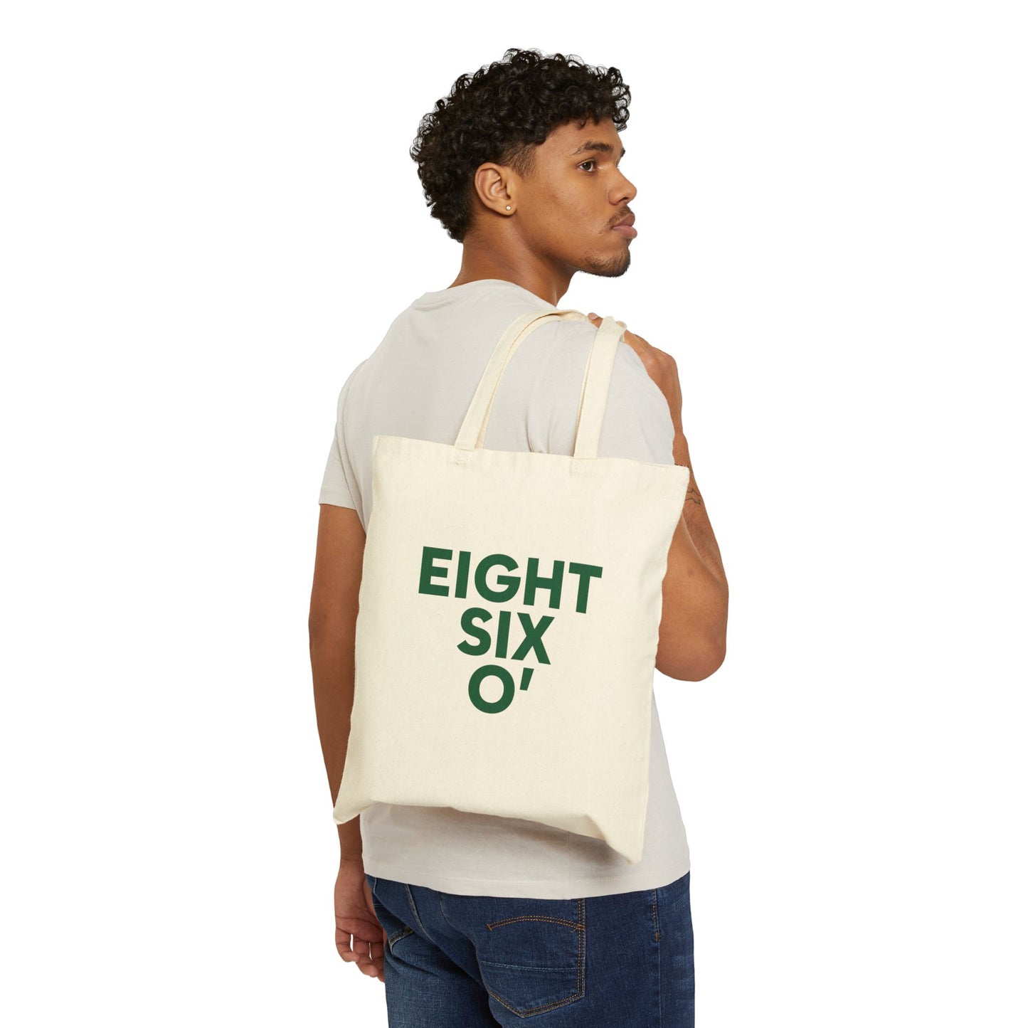Eight Six O’ Cotton Canvas Tote Bag Lucky Green – St. Patrick’s Day