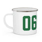 06607 Bridgeport Connecticut Zip Code Enamel Camping Mug