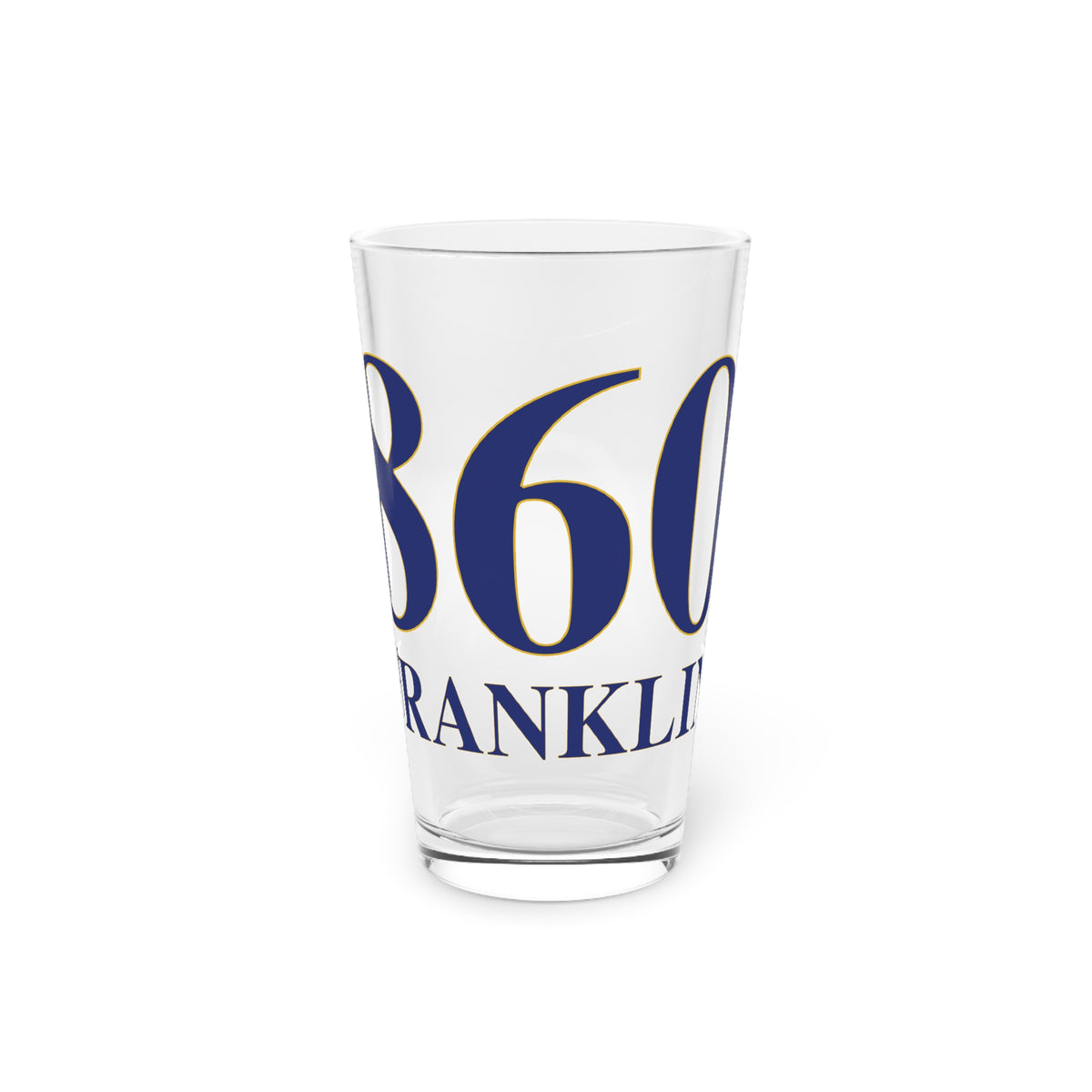 860 Franklin Pint Glass, 16oz