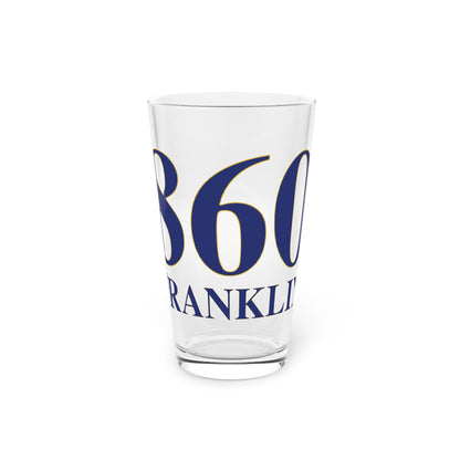 860 Franklin Pint Glass, 16oz