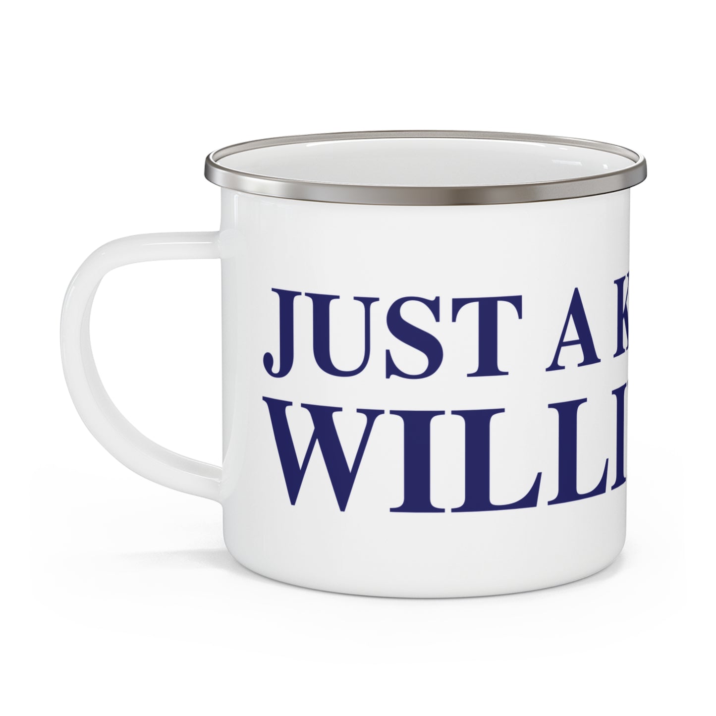 Just a kid from Willington Enamel Camping Mug