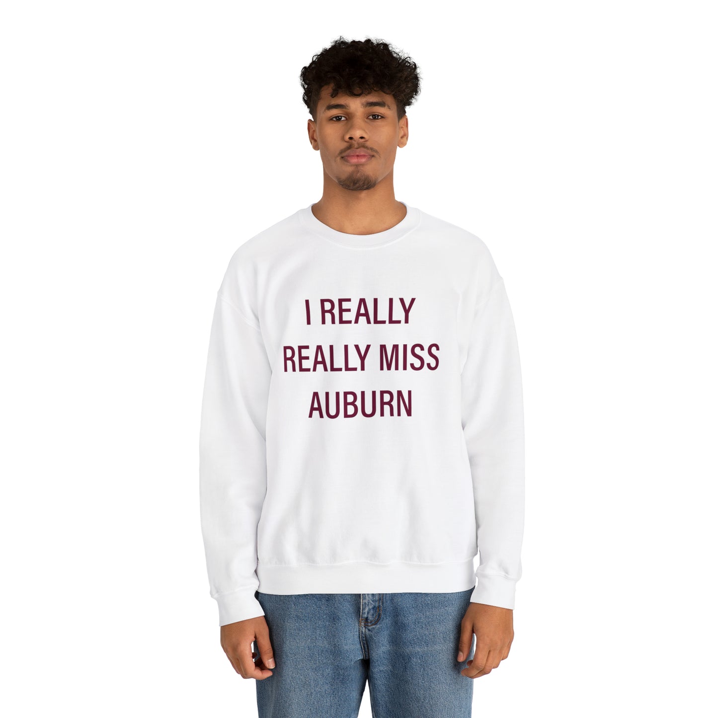 I Really Really Miss Auburn Unisex Heavy Blend™ Crewneck Sweatshirt