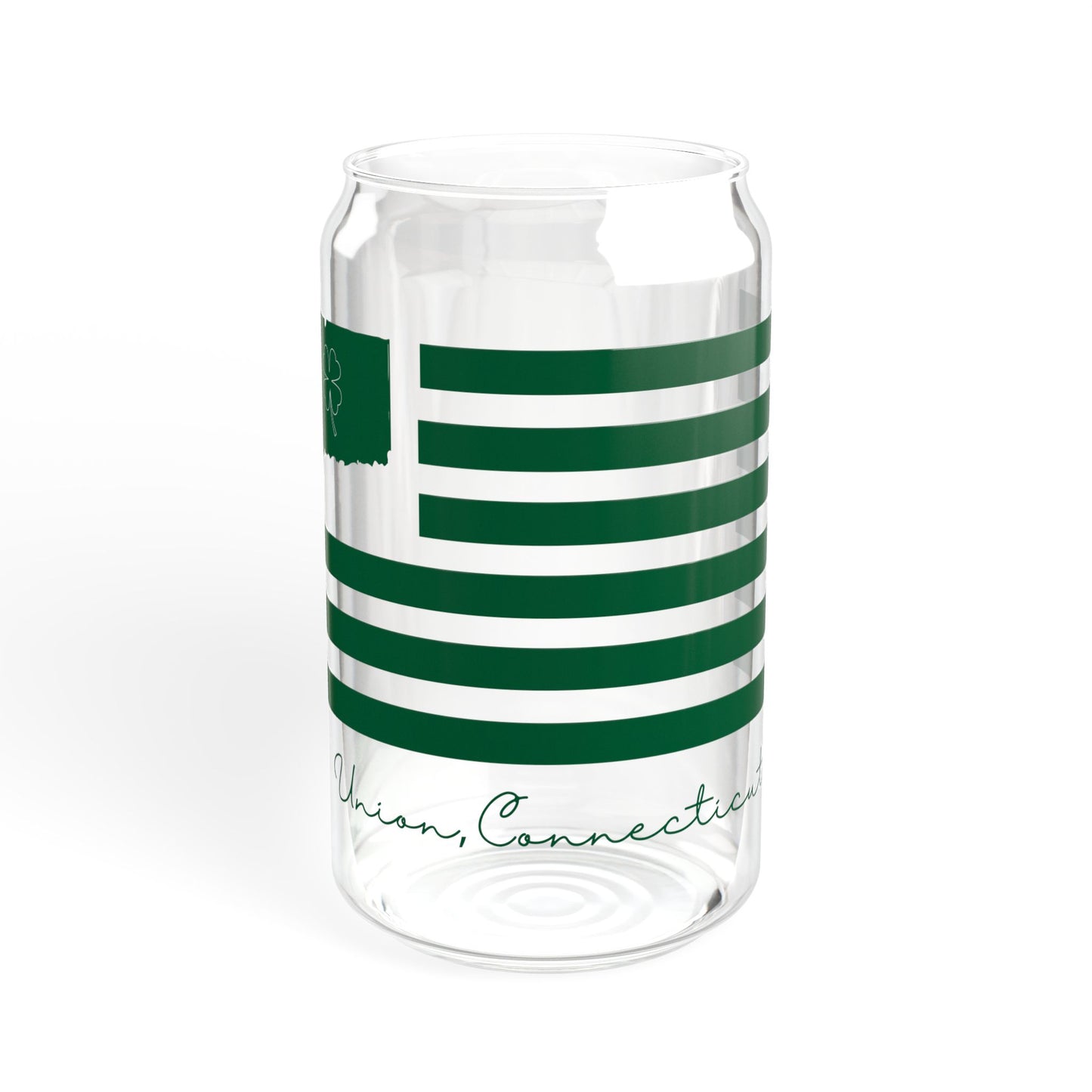 Union Connecticut St. Patrick’s Day Flag Sipper Glass, 16oz