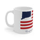 Pomfret Connecticut Flag  Mug 11oz