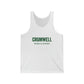 Cromwell Born & Raised Unisex Jersey Tank Top (green)