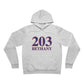 203 Bethany Red White & Blue Unisex Sponge Fleece Pullover Hoodie