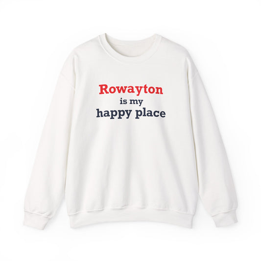 Rowayton is My Happy Place Unisex Heavy Blend™ Crewneck Sweatshirt