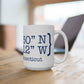 Newtown Coordinates Mug 15oz