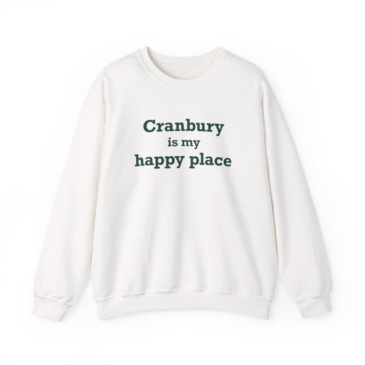 Cranbury is My Happy Place Unisex Heavy Blend™ Crewneck Sweatshirt