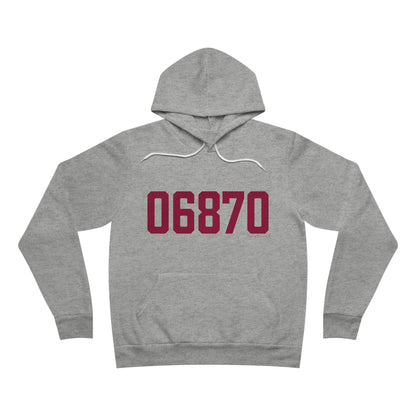 06870 - Greenwich Connecticut Zip Code Unisex Sponge Fleece Pullover Hoodie