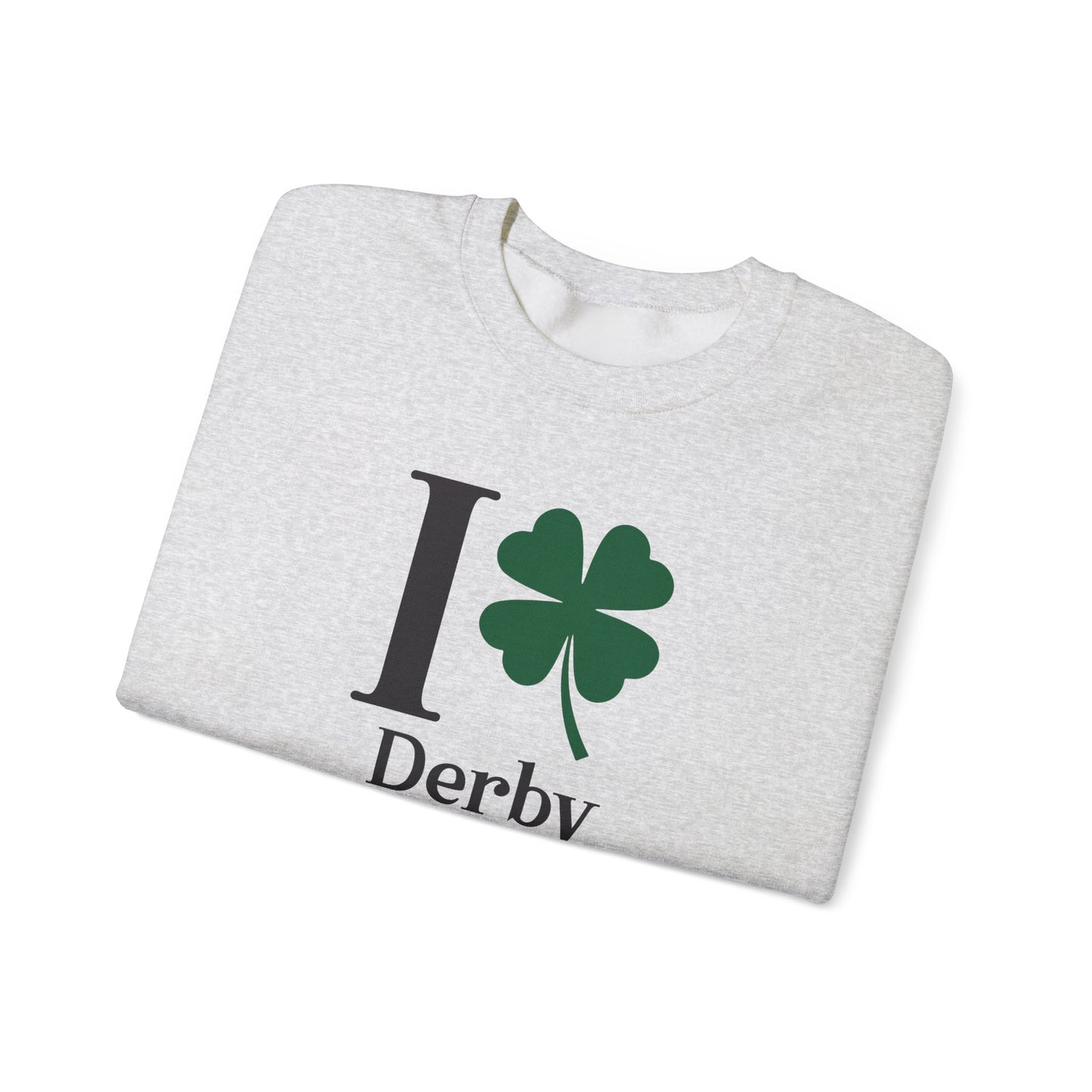 I Clover Derby Unisex Heavy Blend™ Crewneck Sweatshirt