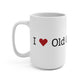 I Heart Old Greenwich. Mug 15oz