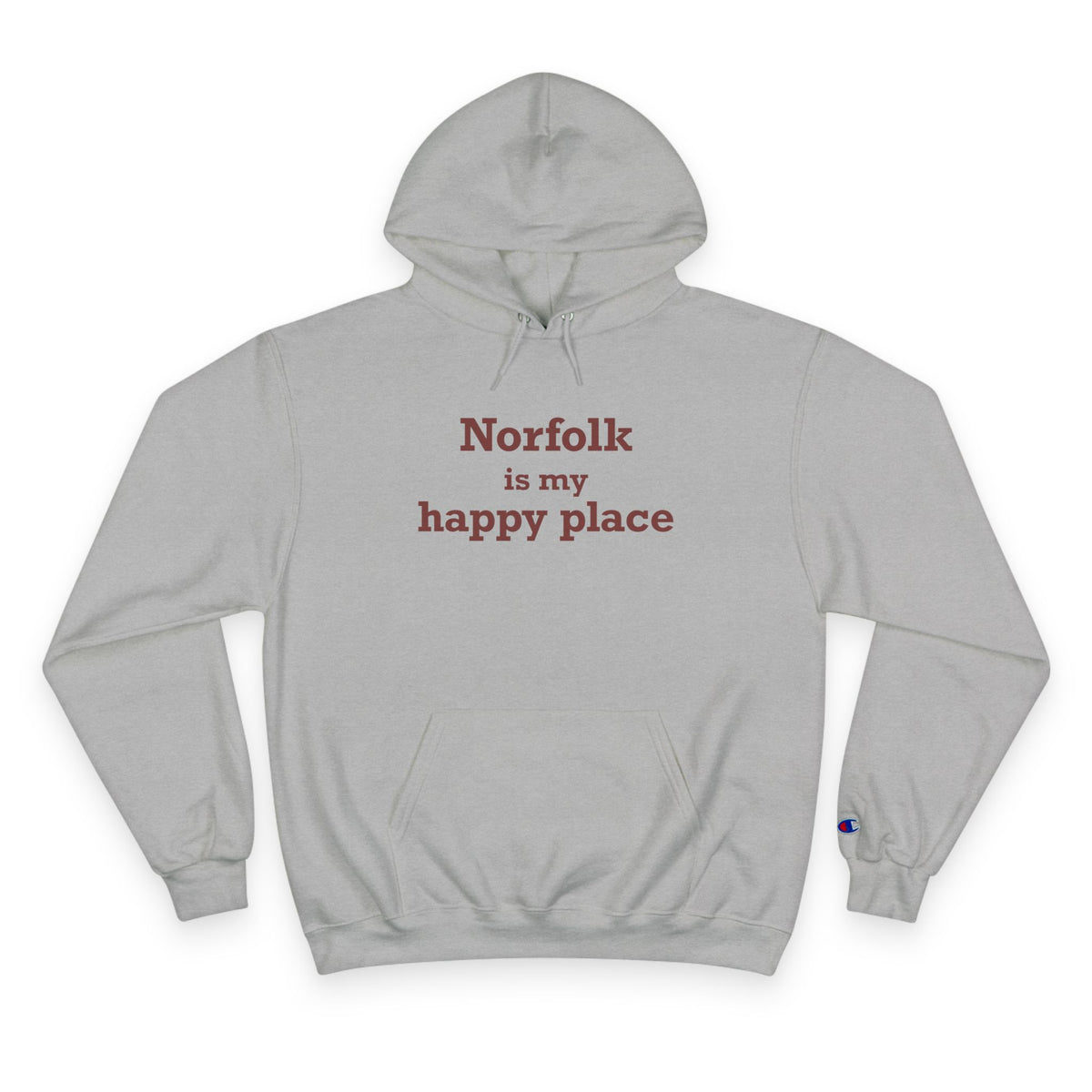Norfolk is My Happy Place Champion Hoodie