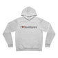 I Heart Southport. Unisex Sponge Fleece Pullover Hoodie