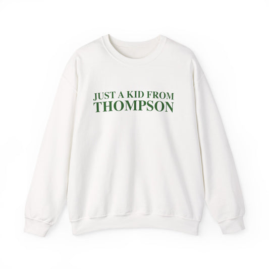 Just a kid from Thompson Unisex Heavy Blend™ Crewneck Sweatshirt