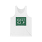 Vintage Exit 62 WCP Sign Unisex Jersey Tank Top