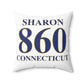 Sharon 860 Connecticut Polyester Square Pillow