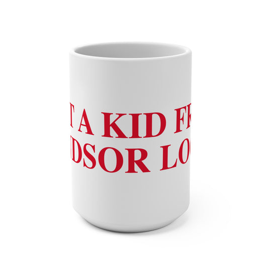 Just a kid from Windsor Locks Mug 15oz