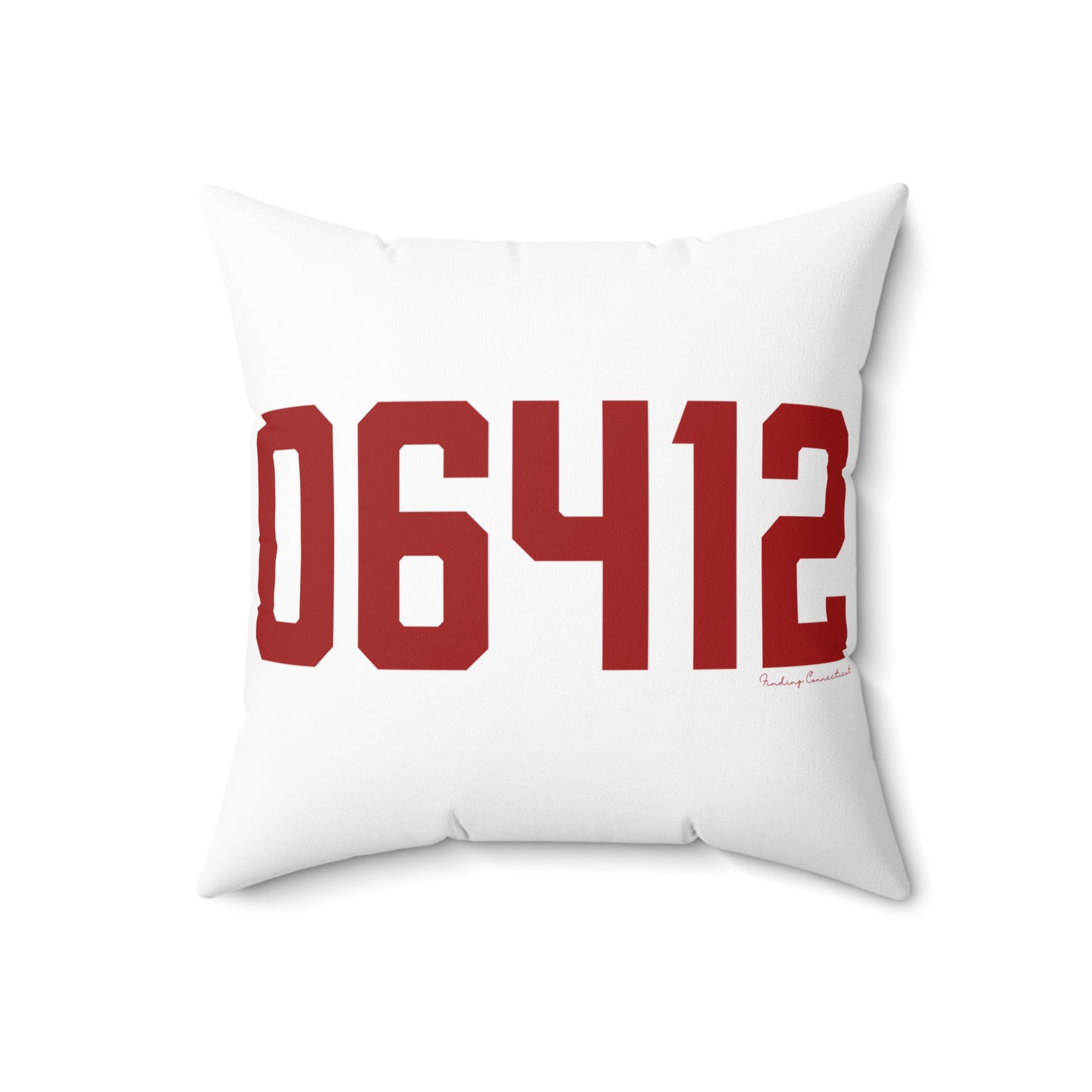 06412 Chester Connecticut Zip Code Spun Polyester Square Pillow