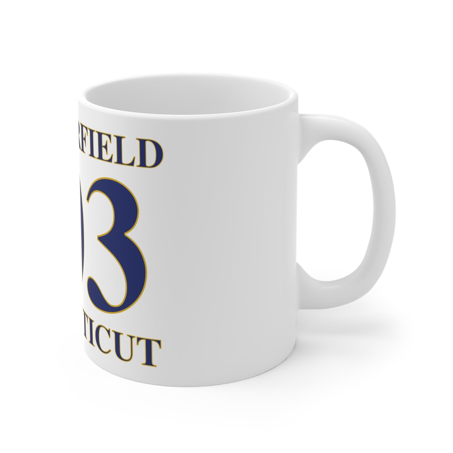 New Fairfield 203 Connecticut Mug 11oz