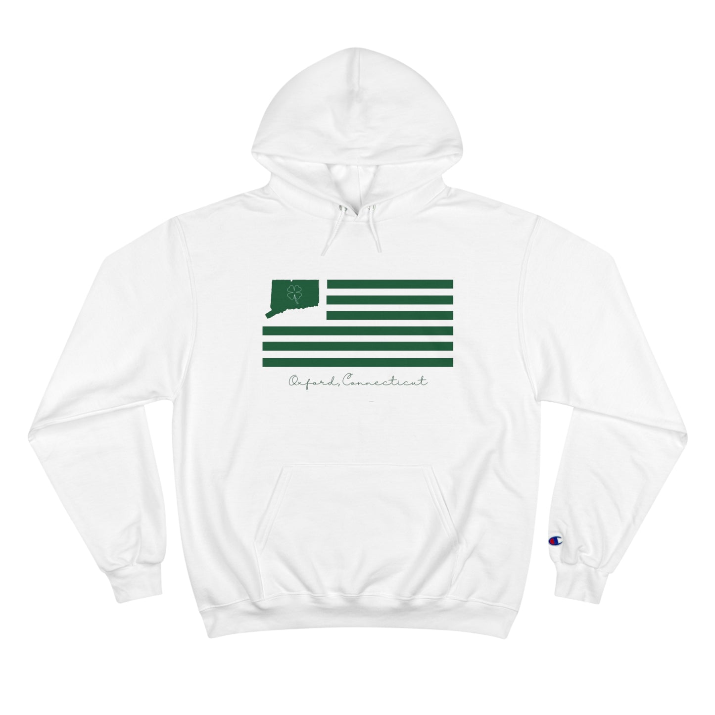 Oxford Connecticut St. Patrick’s Day Flag Champion Hoodie