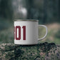 06801 Bethel Connecticut Zip Code Enamel Camping Mug