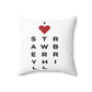 Strawberry Hill Vision Spun Polyester Square Pillow