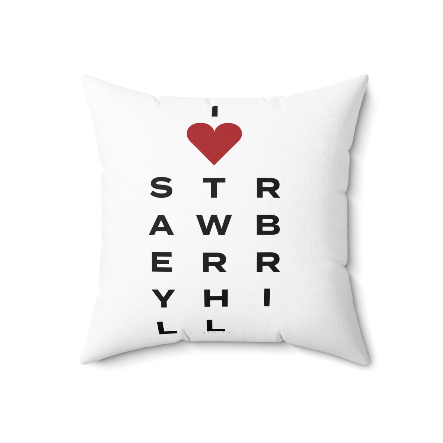 Strawberry Hill Vision Spun Polyester Square Pillow