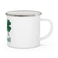 I Clover Cornwall Enamel Camping Mug